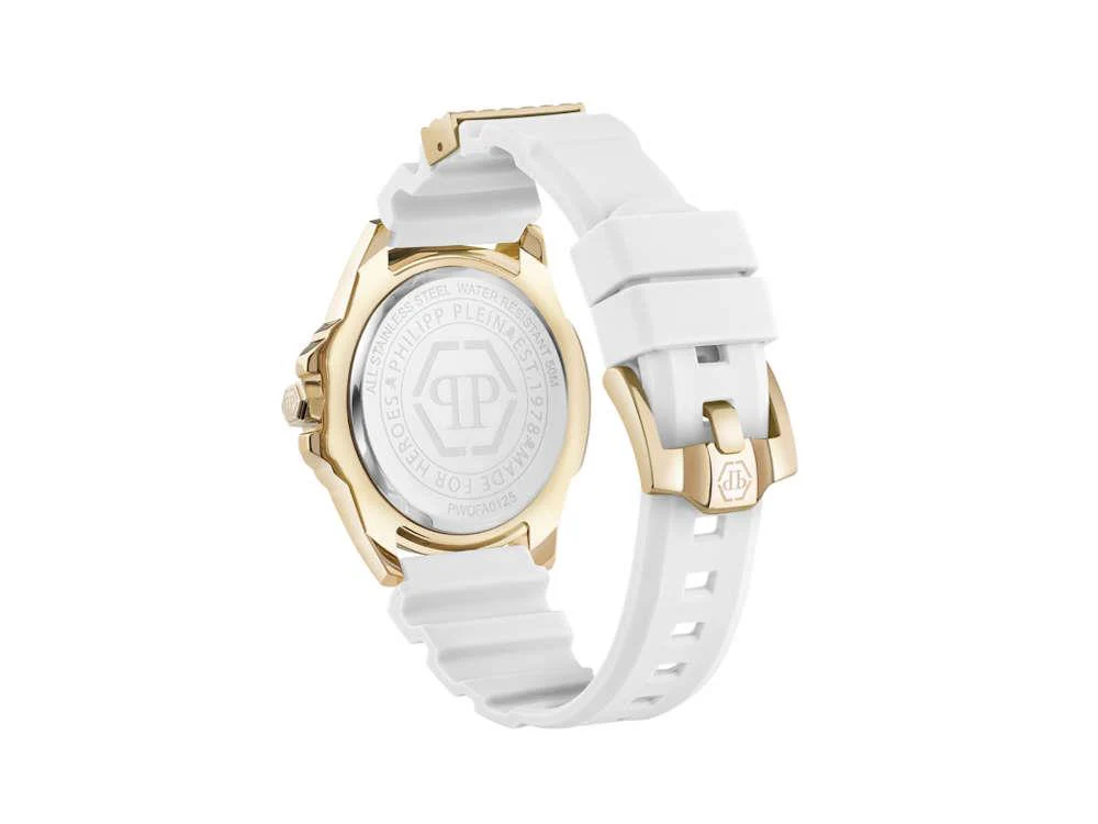 Philipp Plein Majesty Quartz Watch, White, 38 mm, PWOFA0125 - Image 3