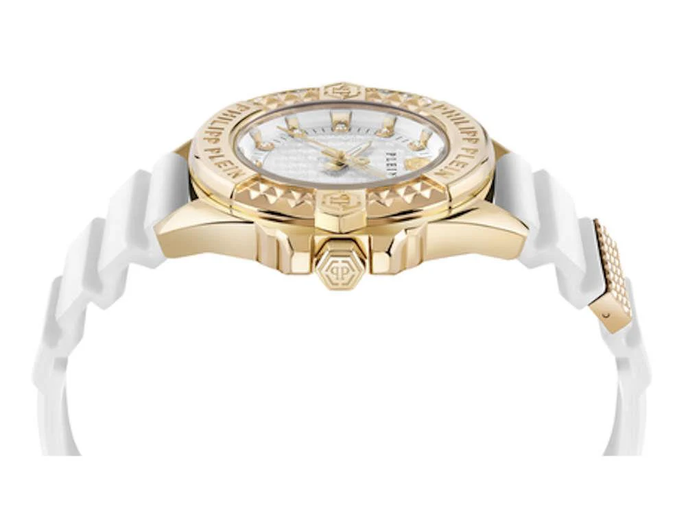 Philipp Plein Majesty Quartz Watch, White, 38 mm, PWOFA0125 - Image 4
