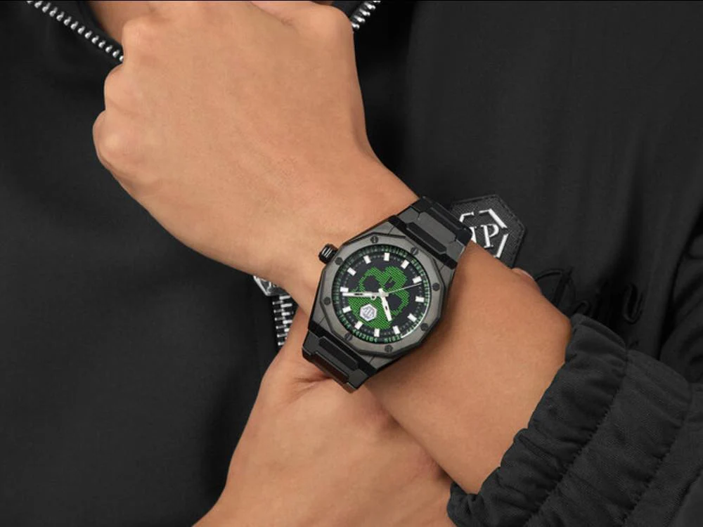 Philipp Plein Plein Deluxe Quartz Watch, Black, 44 mm, PWWGA0226 - Image 4