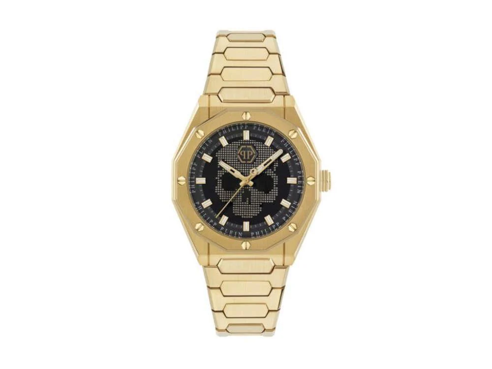 Philipp Plein Plein Deluxe Quartz Watch, Black, 44 mm, PWWGA0326