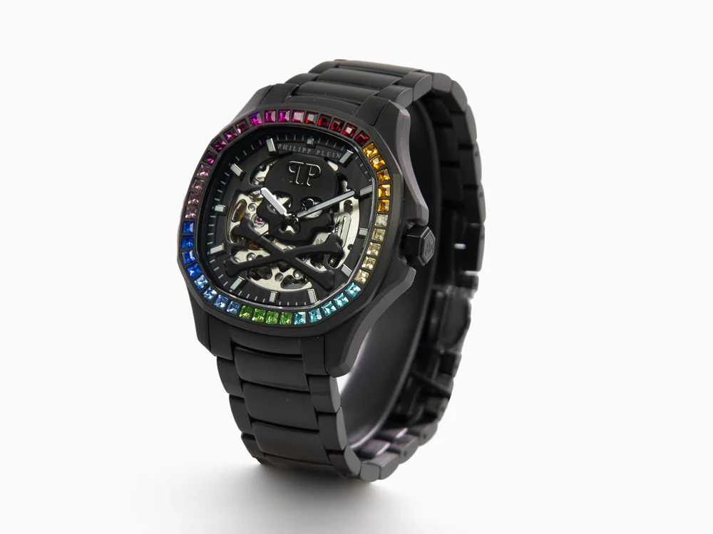 Philipp Plein Plein Philipp 42 mm Automatic Watch, PVD, Black, PWRAA0823 - Image 4