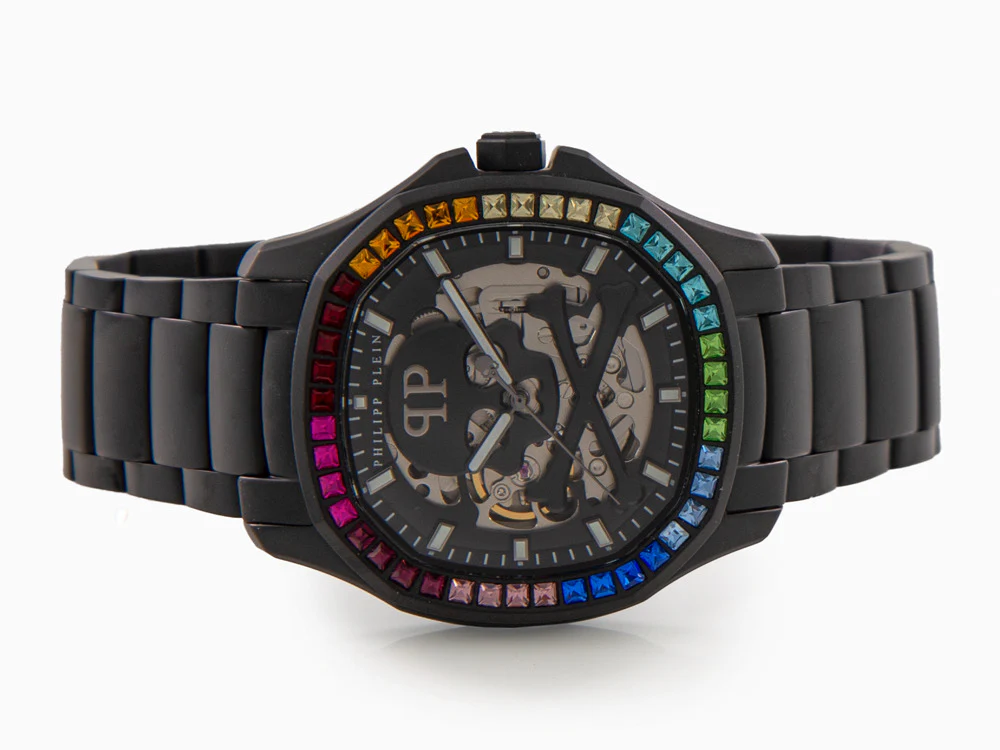 Philipp Plein Plein Philipp 42 mm Automatic Watch, PVD, Black, PWRAA0823 - Image 7