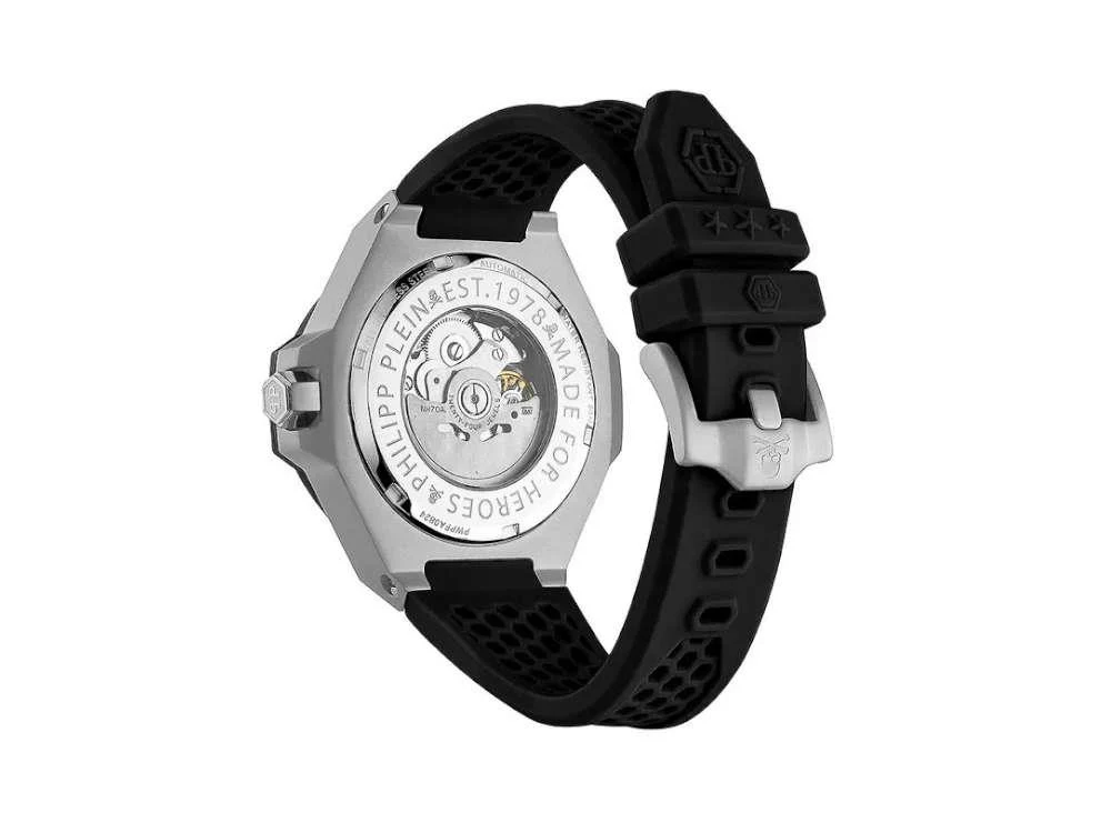 Philipp Plein Skeleton Royal Automatic Watch, Black, 46 mm, PWPFA0824 - Image 3