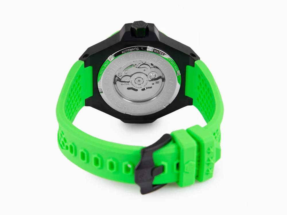 Philipp Plein Skeleton Royal Automatic Watch, PVD, Black, 46 mm, PWPFA0624 - Image 3