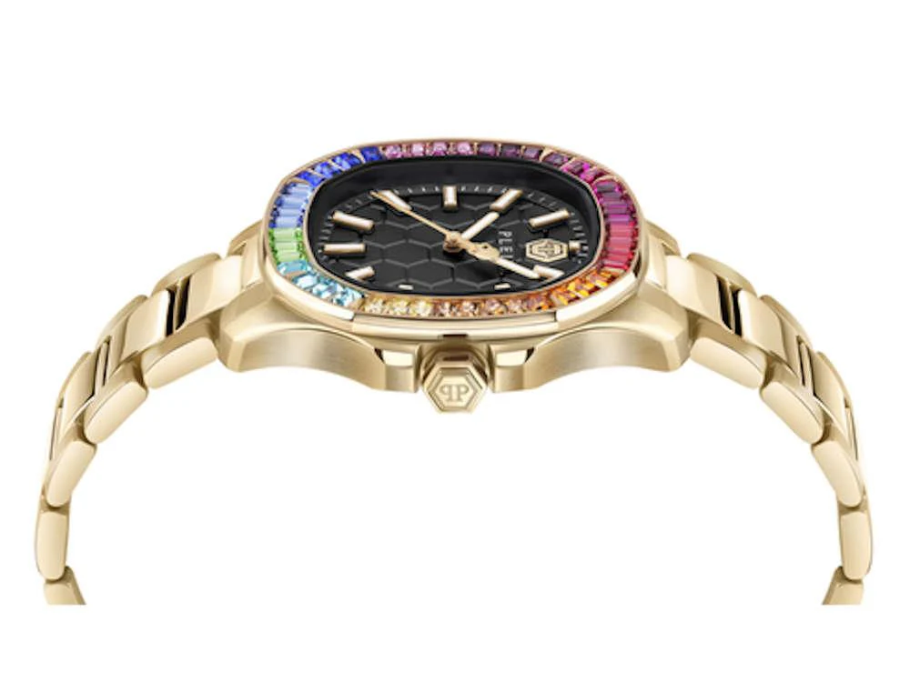 Philipp Plein Spectre Lady Quartz Watch, Black, 38 mm, PWTAA1224 - Image 4