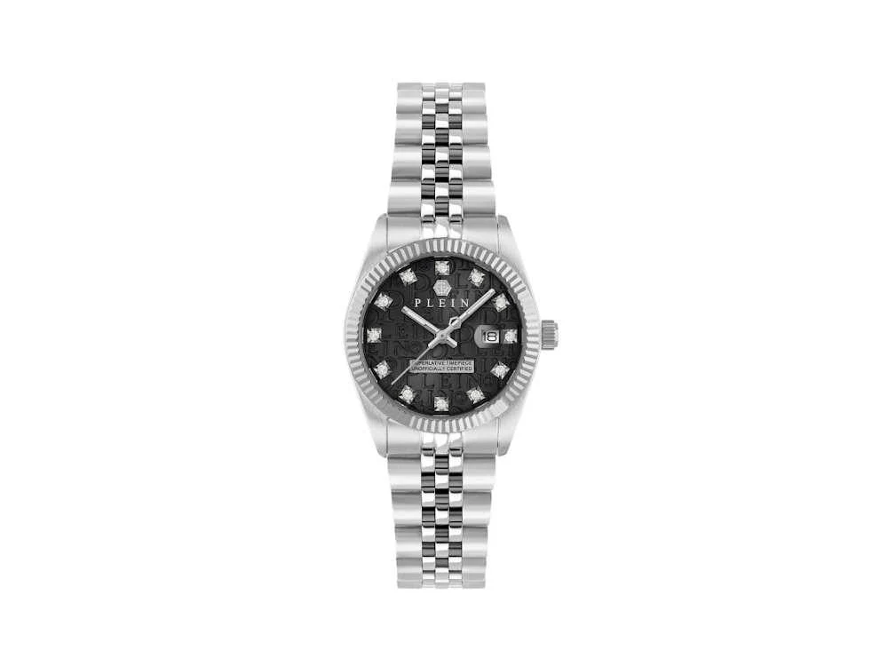 Philipp Plein Superlative Date Quartz Watch, Black, 28 mm, PWNFA0125 - Image 2