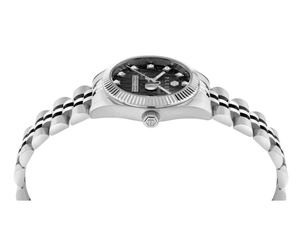 Philipp Plein Superlative Date Quartz Watch, Black, 28 mm, PWNFA0125 - Image 4
