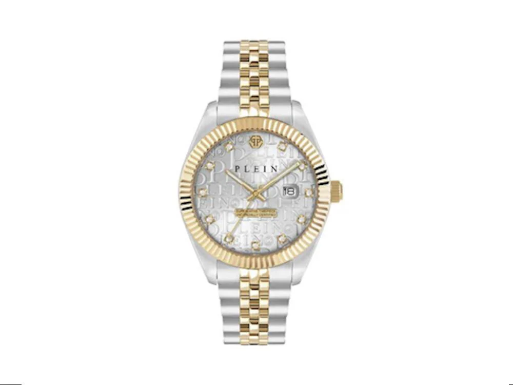 Philipp Plein Superlative Date Quartz Watch, Gray, 41 mm, PWMFA0425 - Image 2