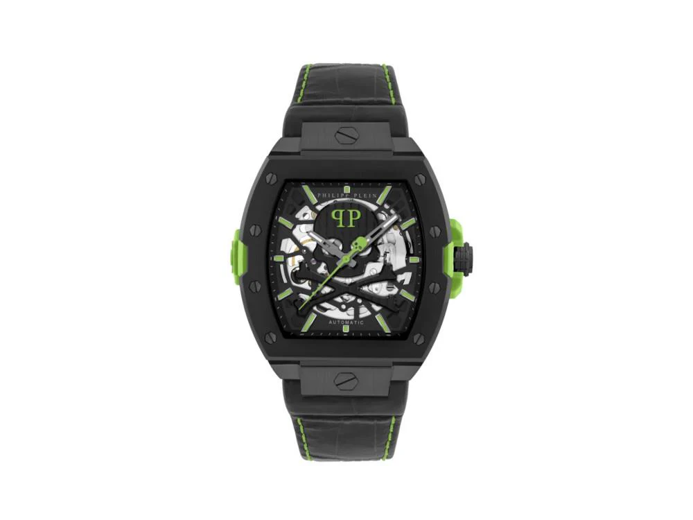 Philipp Plein The Skeleton 2.0 Automatic Watch, Black, 44 mm, PWJFA1426 - Image 2