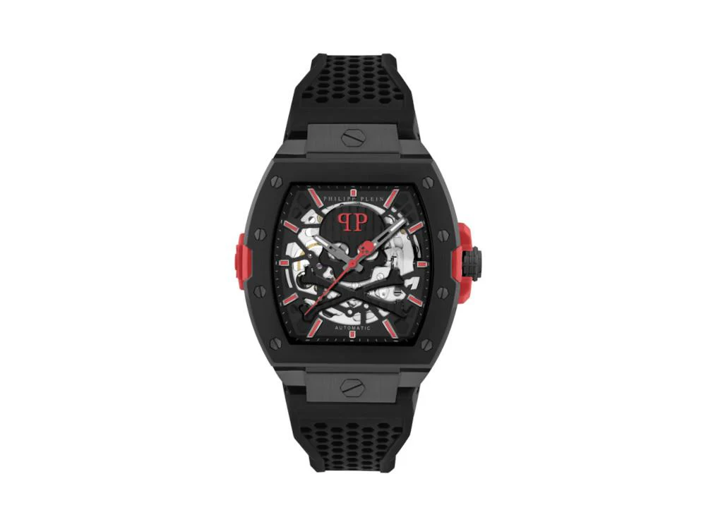 Philipp Plein The Skeleton 2.0 Automatic Watch, Black, 44 mm, PWJFA1626 - Image 2