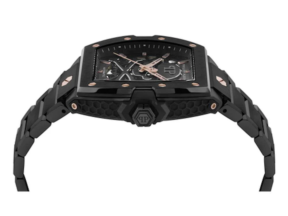 Philipp Plein The Skeleton 2.0 Automatic Watch, PVD, 44mm, PWJFA0725 - Image 4