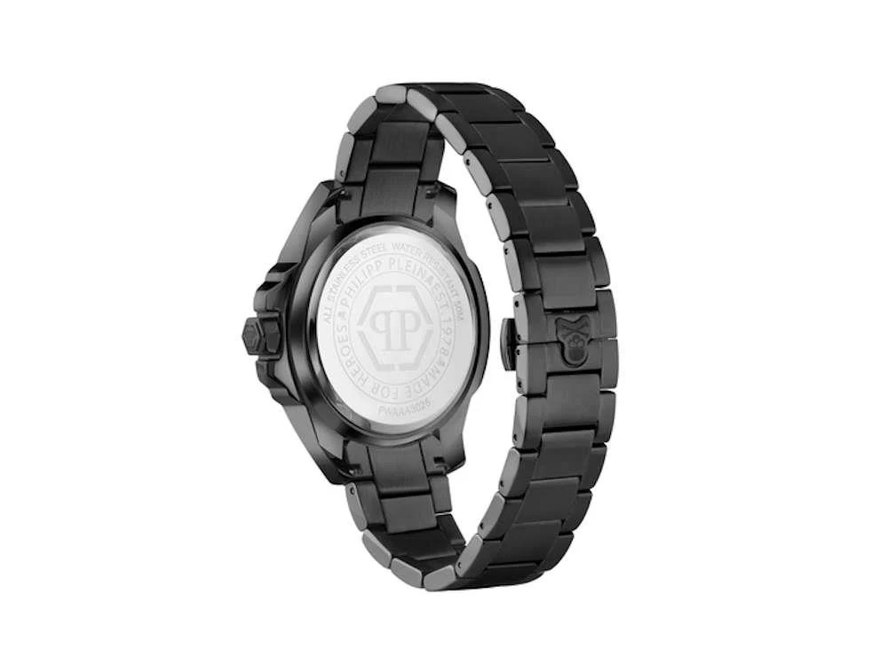 Philipp Plein The Skull Quartz Watch, Black, 44mm, PWAAA3025 - Image 3