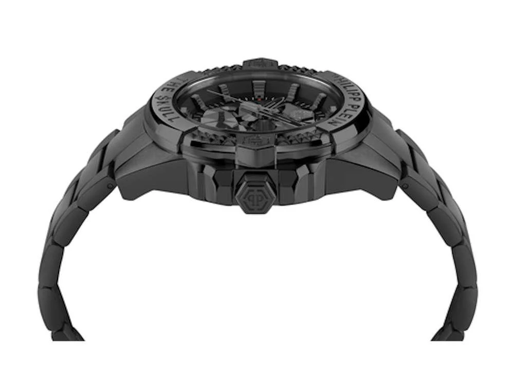 Philipp Plein The Skull Quartz Watch, Black, 44mm, PWAAA3025 - Image 4