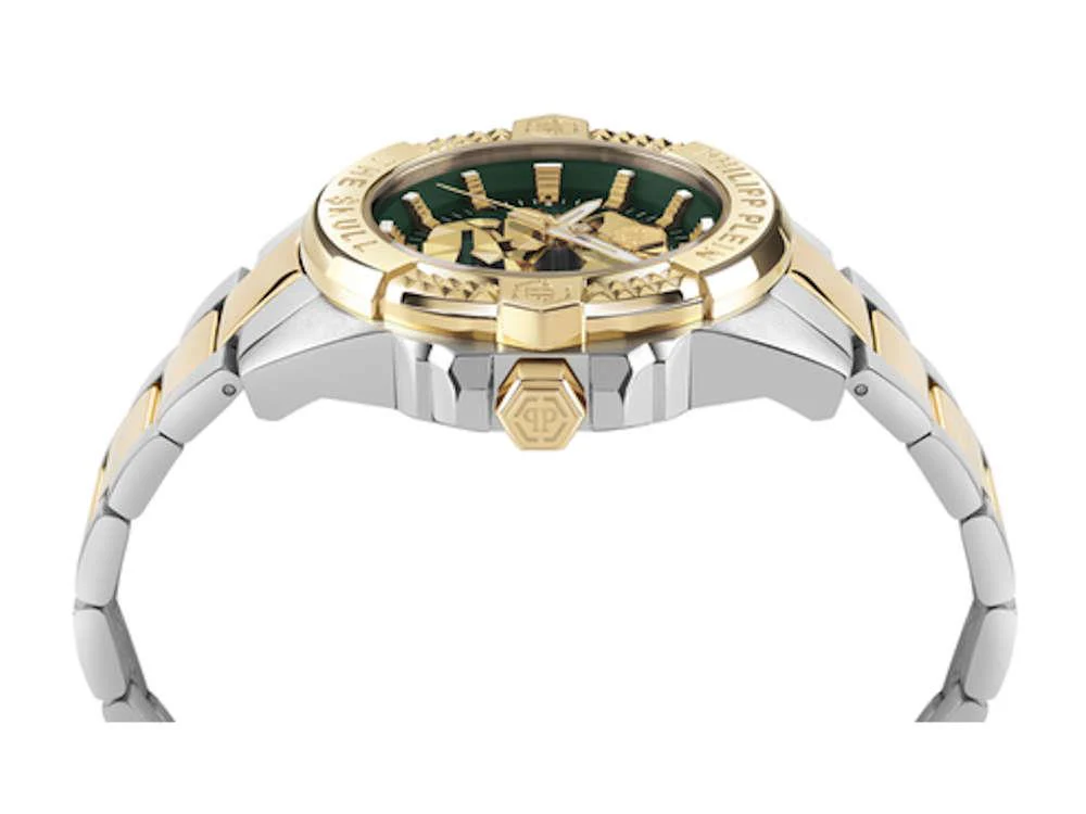 Philipp Plein The Skull Quartz Watch, Green, 44mm, PWAAA2825 - Image 4
