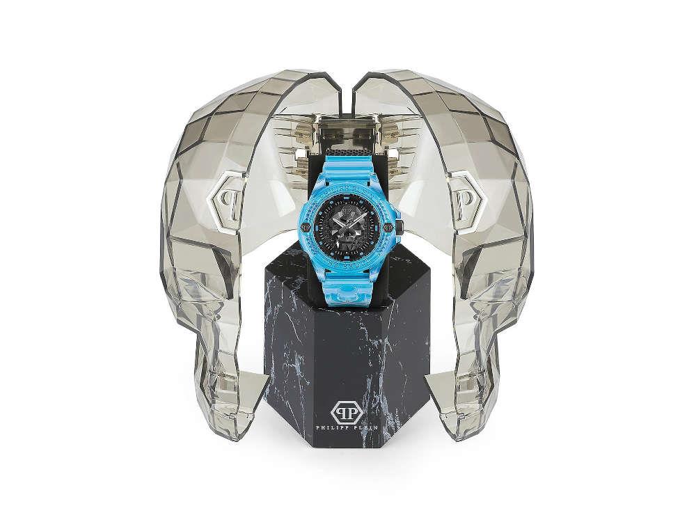 Philipp Plein The Skull Scuba Duba Quartz Watch, PVD, Black, 44 mm, PWWAA0724 - Image 5