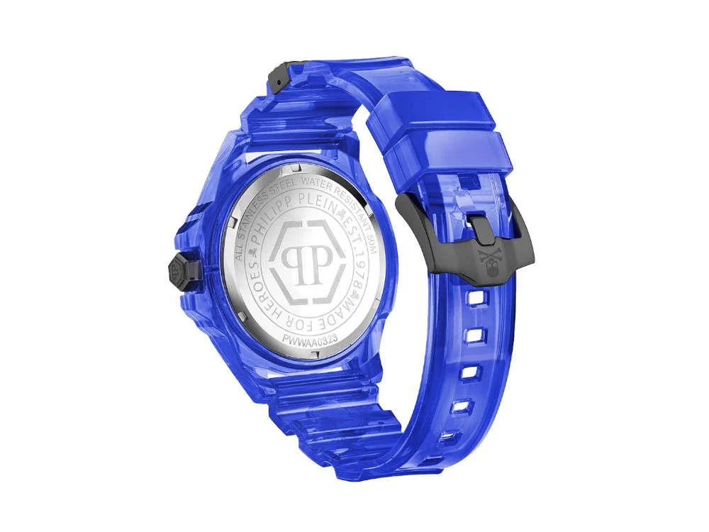 Philipp Plein The Skull Synthetic Quartz Watch, Black, 44 mm, PWWAA0323 - Image 3