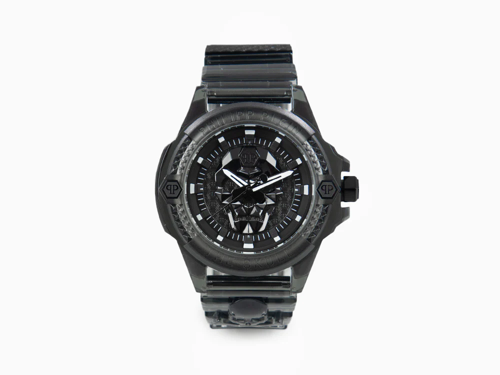 Philipp Plein The Skull Synthetic Quartz Watch, Polycarbonate, 44 mm, PWWAA0523 - Image 2
