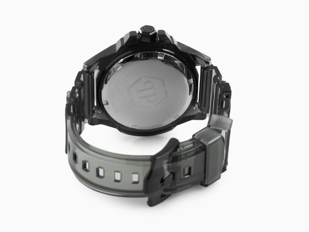 Philipp Plein The Skull Synthetic Quartz Watch, Polycarbonate, 44 mm, PWWAA0523 - Image 3