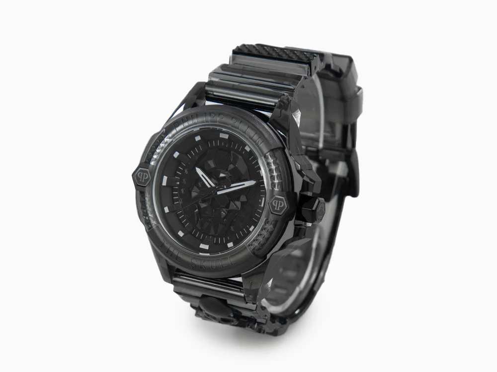 Philipp Plein The Skull Synthetic Quartz Watch, Polycarbonate, 44 mm, PWWAA0523 - Image 4