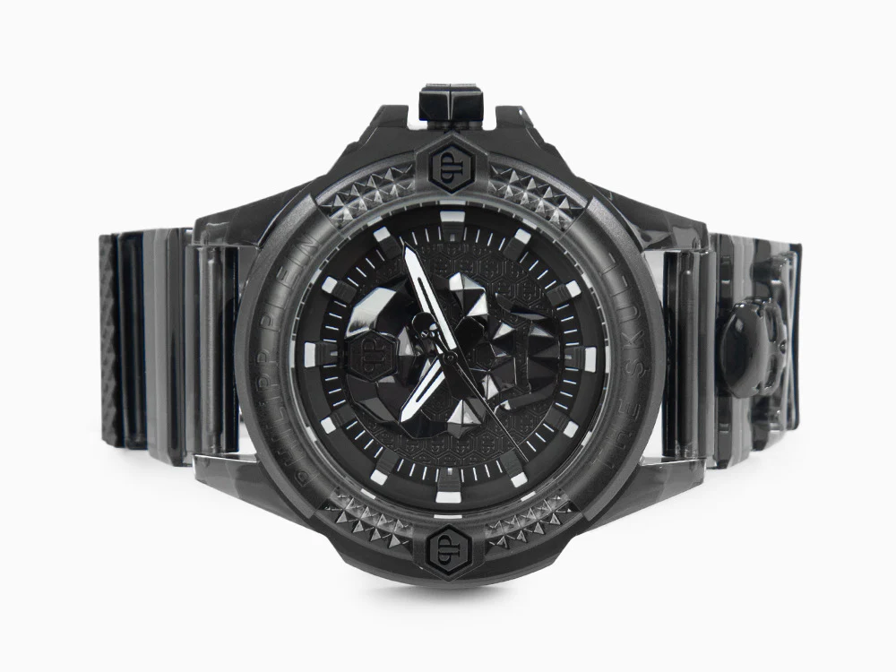 Philipp Plein The Skull Synthetic Quartz Watch, Polycarbonate, 44 mm, PWWAA0523 - Image 7
