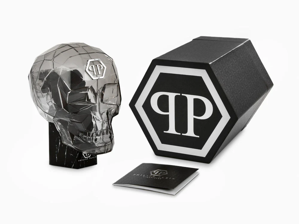 Philipp Plein The Skull Synthetic Quartz Watch, Polycarbonate, 44 mm, PWWAA0523 - Image 8