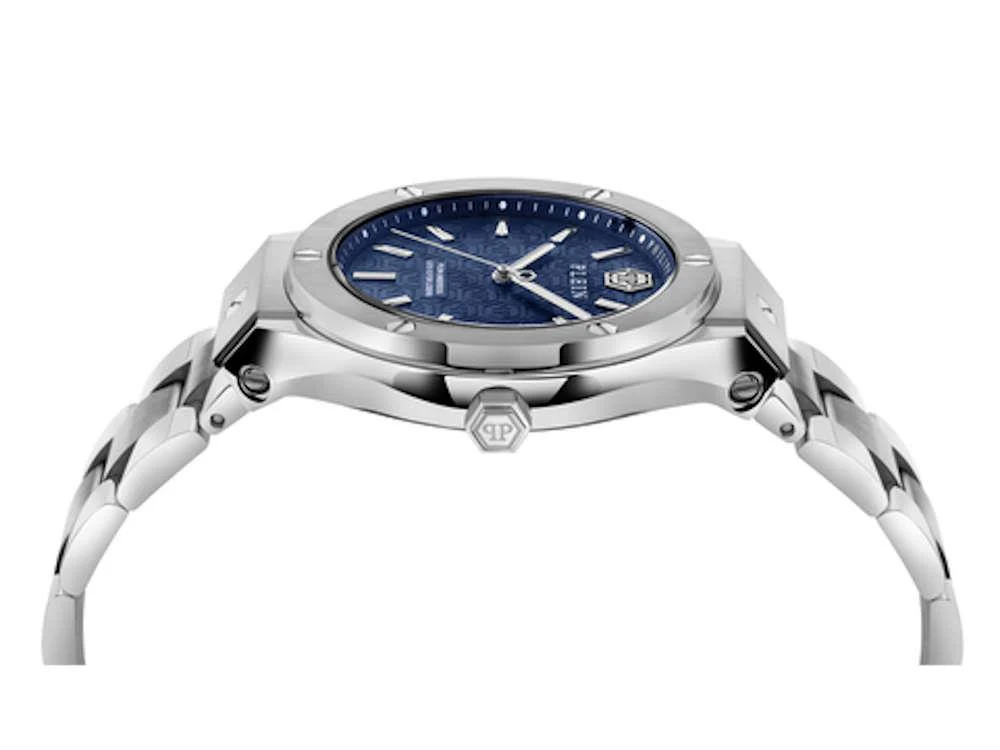 Philipp Plein Underdog Quartz Watch, Blue, 44 mm, PWUFA0425 - Image 4
