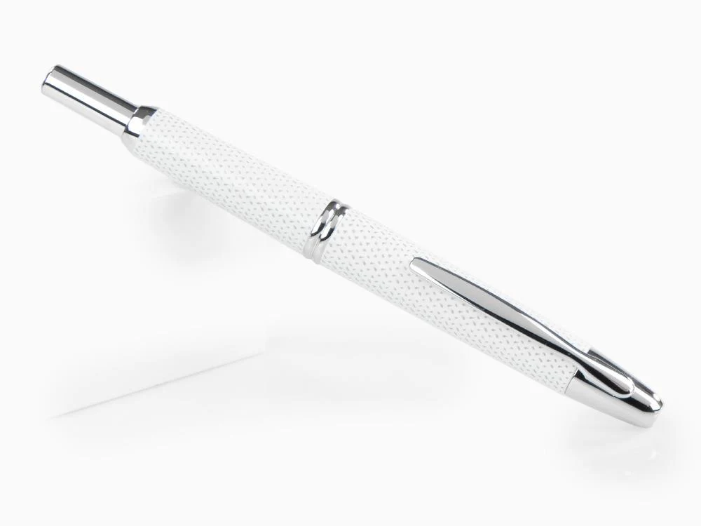 Pilot Capless Carbonesque Fountain Pen, White, FK-1500-GRAF-WHITE - Image 3