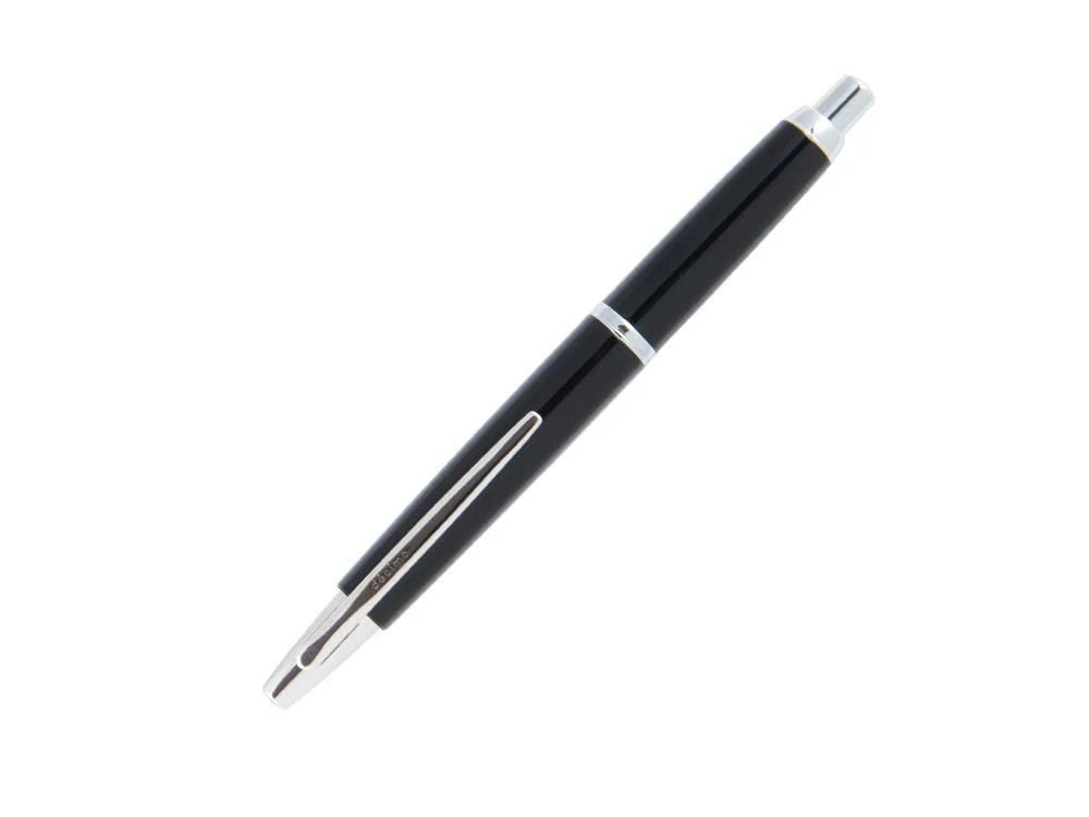Pilot Capless Decimo Fountain Pen, Chrome trim, Black, FK-1500D-RH-BLACK - Image 3
