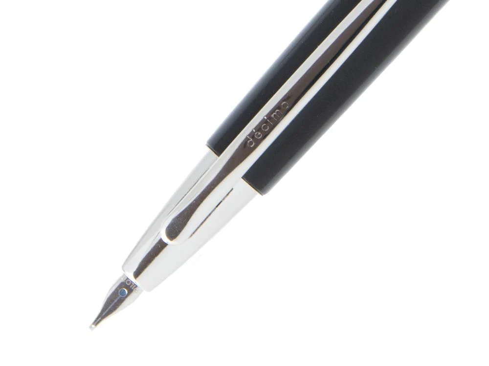 Pilot Capless Decimo Fountain Pen, Chrome trim, Black, FK-1500D-RH-BLACK - Image 5