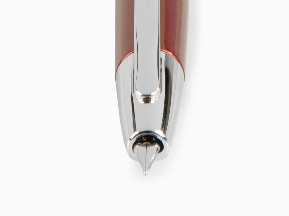 Pilot Capless Decimo Fountain Pen, Lacquer, Chrome, Red, FK-1500D-RH-RED - Image 5