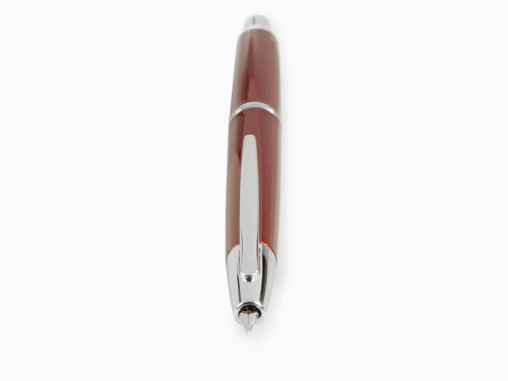 Pilot Capless Decimo Fountain Pen, Lacquer, Chrome, Red, FK-1500D-RH-RED - Image 7