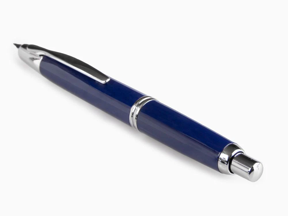 Pilot Capless Fountain Pen, Blue, Chrome, FK-1500-RH-BLUE - Image 6