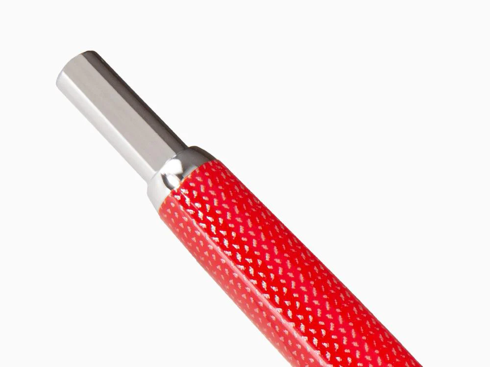 Pilot Capless Fountain Pen, Carbon fibre, Rhodium trim, Red - Image 7