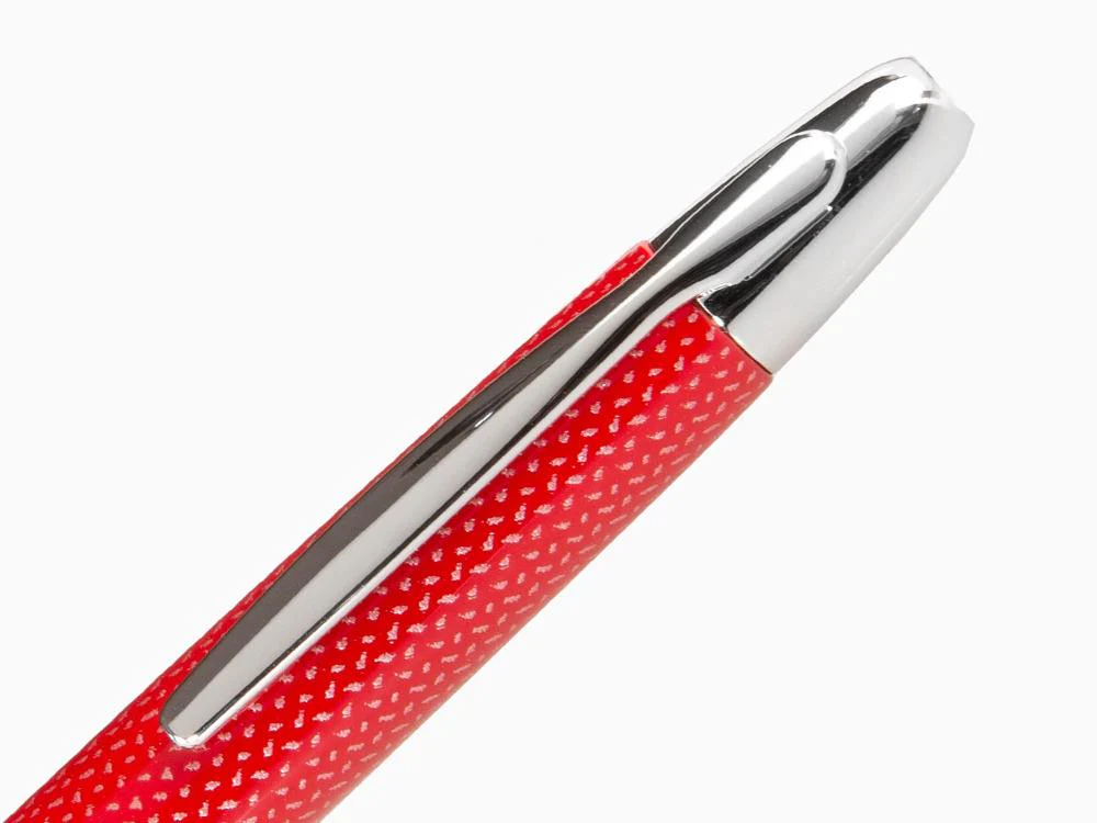 Pilot Capless Fountain Pen, Carbon fibre, Rhodium trim, Red - Image 8
