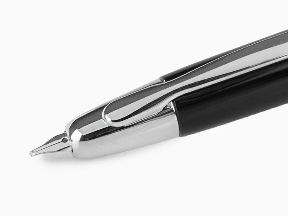 Pilot Capless Fountain Pen, Lacquer, Rhodium Trim, Black - Image 4