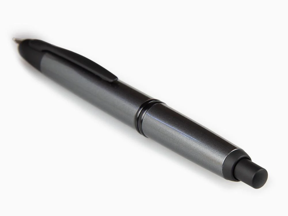 Pilot Capless Fountain Pen, Satin brass trim, Grey matt - Image 6