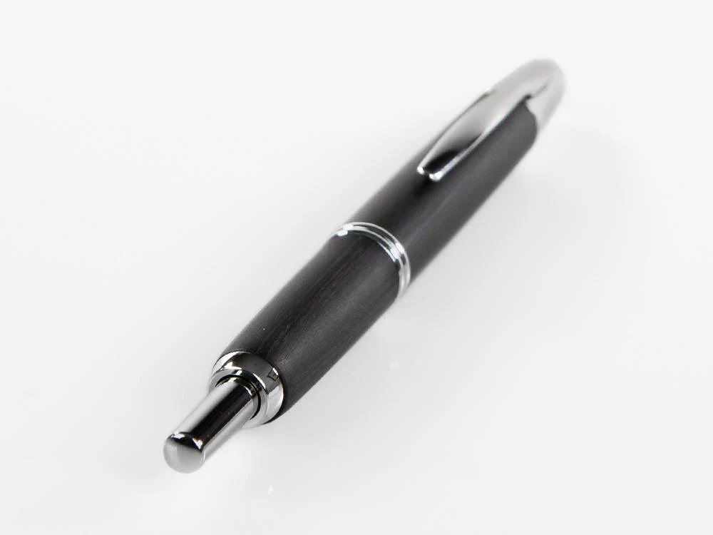 Pilot Capless Wooden Fountain Pen, Birch wood, Black, FC-2500RR-B - Image 6