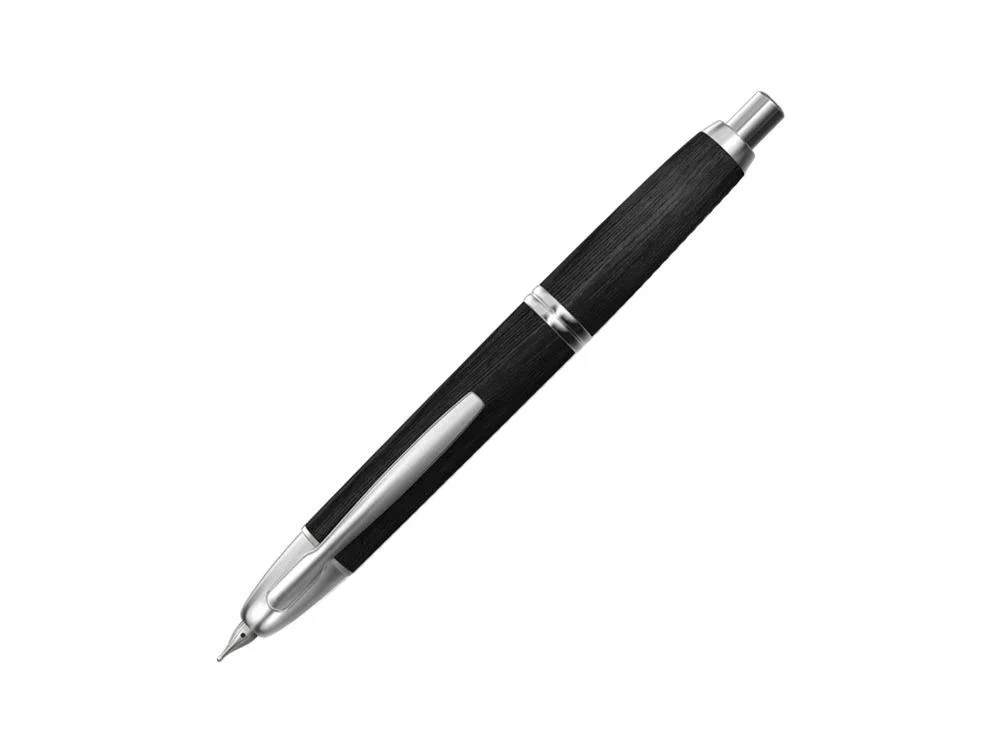 Pilot Capless Wooden Fountain Pen, Birch wood, Black, FC-2500RR-B - Image 9