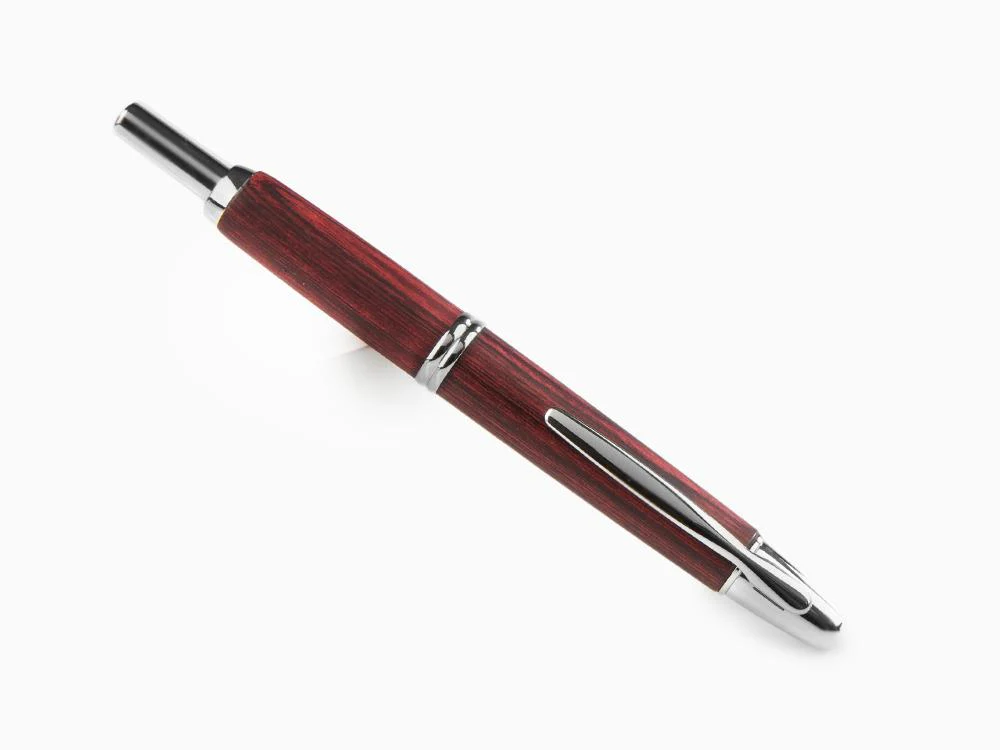Pilot Capless Wooden Fountain Pen, Birch wood, Red, FC-2500RR-R - Image 3