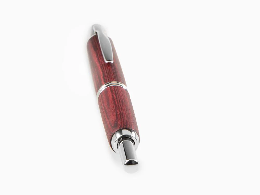 Pilot Capless Wooden Fountain Pen, Birch wood, Red, FC-2500RR-R - Image 6