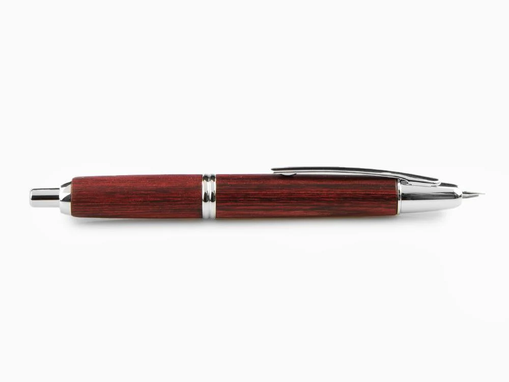 Pilot Capless Wooden Fountain Pen, Birch wood, Red, FC-2500RR-R - Image 7