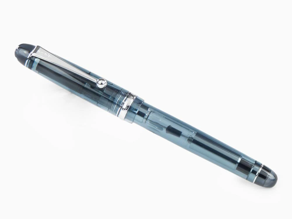 Pilot Custom 74 Midnight Blue Fountain Pen, Rhodium trim, FKKN12SR-TBB - Image 3