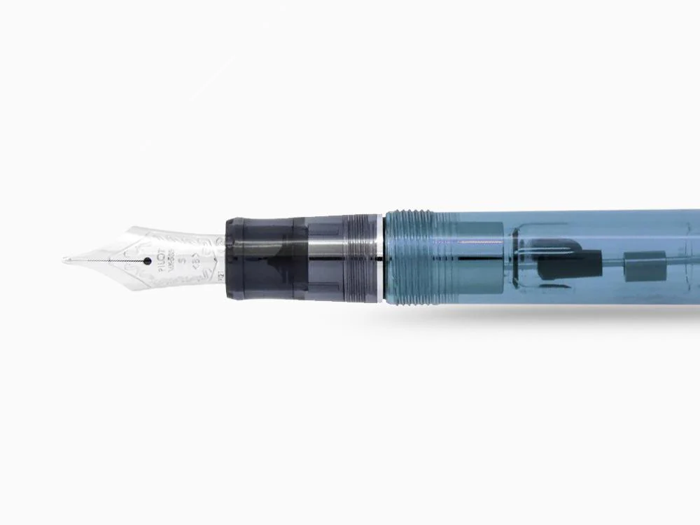 Pilot Custom 74 Midnight Blue Fountain Pen, Rhodium trim, FKKN12SR-TBB - Image 5