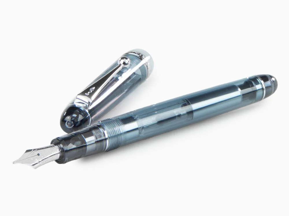 Pilot Custom 74 Midnight Blue Fountain Pen, Rhodium trim, FKKN12SR-TBB - Image 7