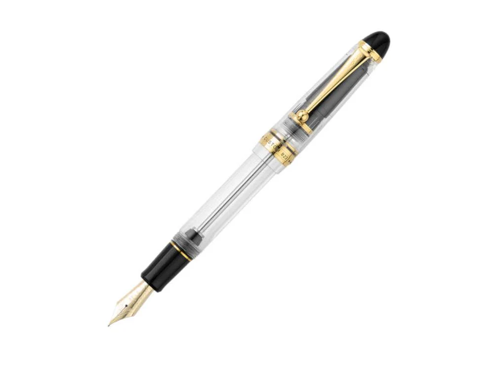 Pilot Custom 823 Fountain Pen, Gold trim, Transparent, 60564 - Image 2