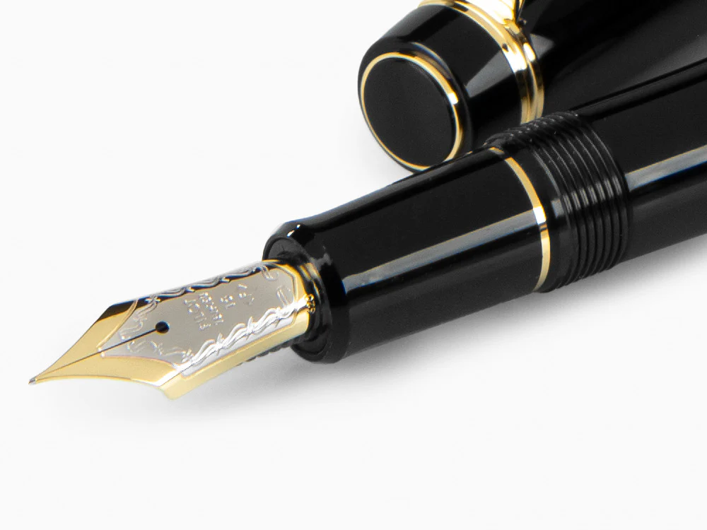 Pilot Custom 845 Fountain Pen, Ebonite, Gold trim, Black, NC845N - Image 5