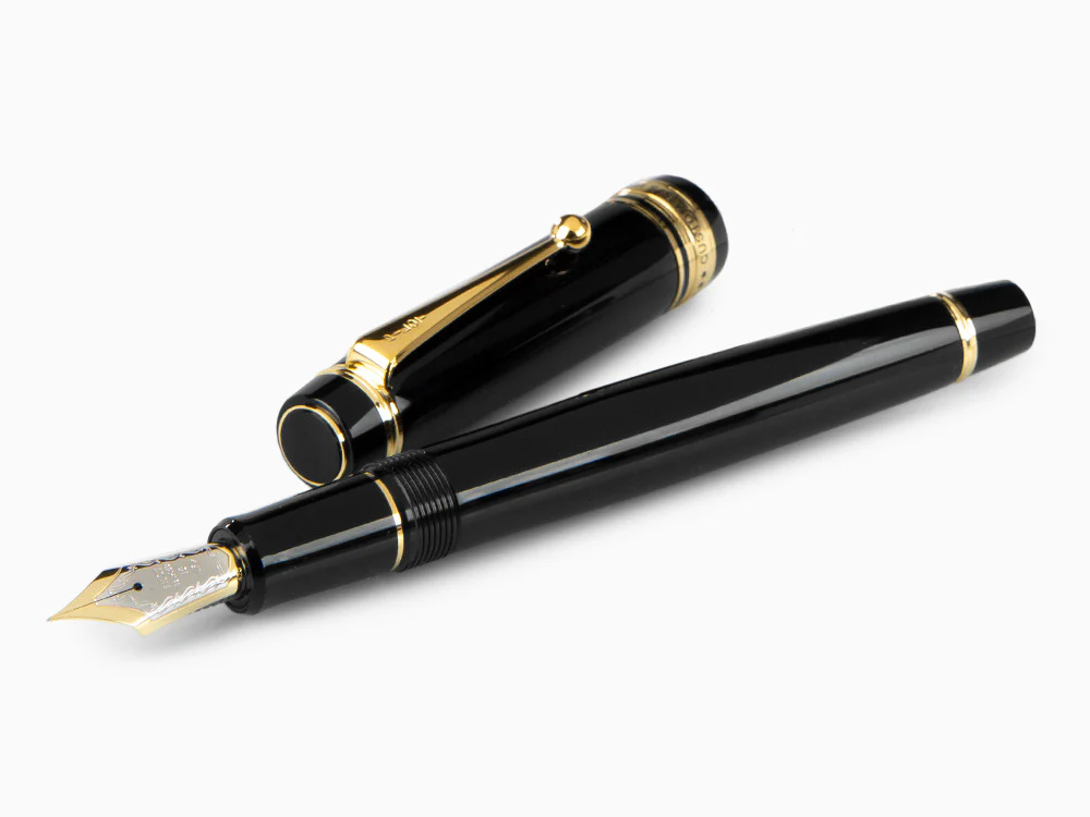 Pilot Custom 845 Fountain Pen, Ebonite, Gold trim, Black, NC845N - Image 7
