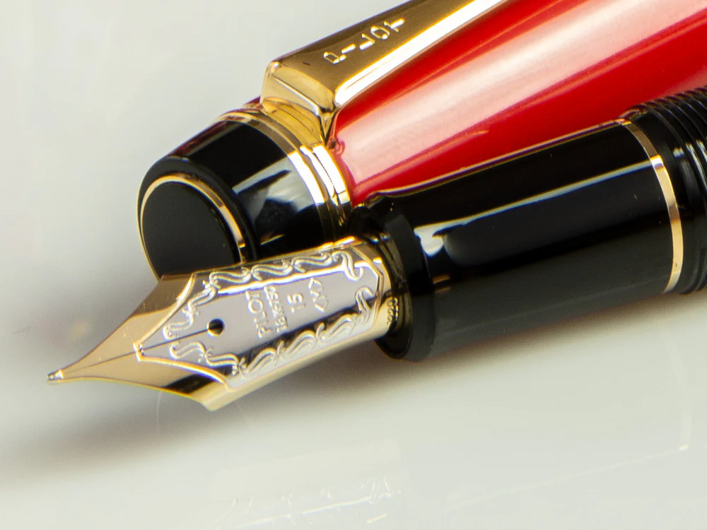 Pilot Custom 845 Red Fountain Pen, Ebonite and Urushi lacquer, FKV-5MR-R - Image 5