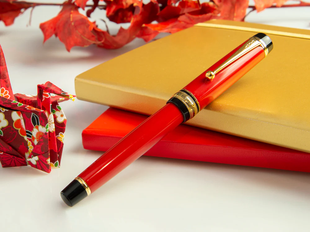 Pilot Custom 845 Red Fountain Pen, Ebonite and Urushi lacquer, FKV-5MR-R - Image 7