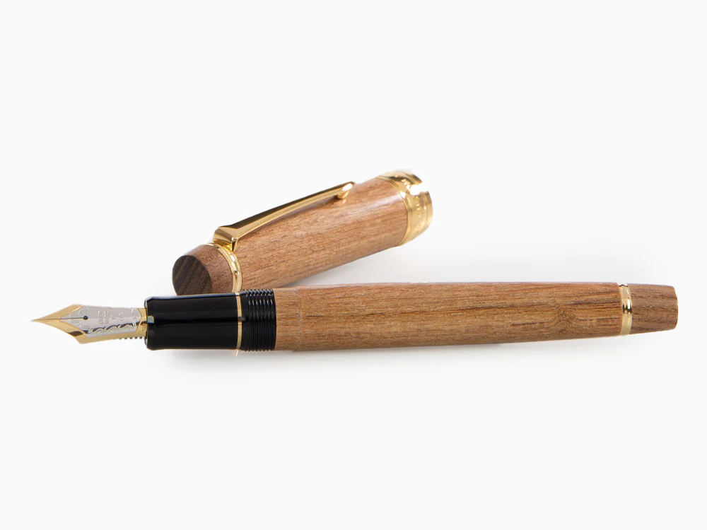 Pilot Custom Enju Fountain Pen, Wood, Gold plated, Brown, FKV-5MK-ME - Image 7